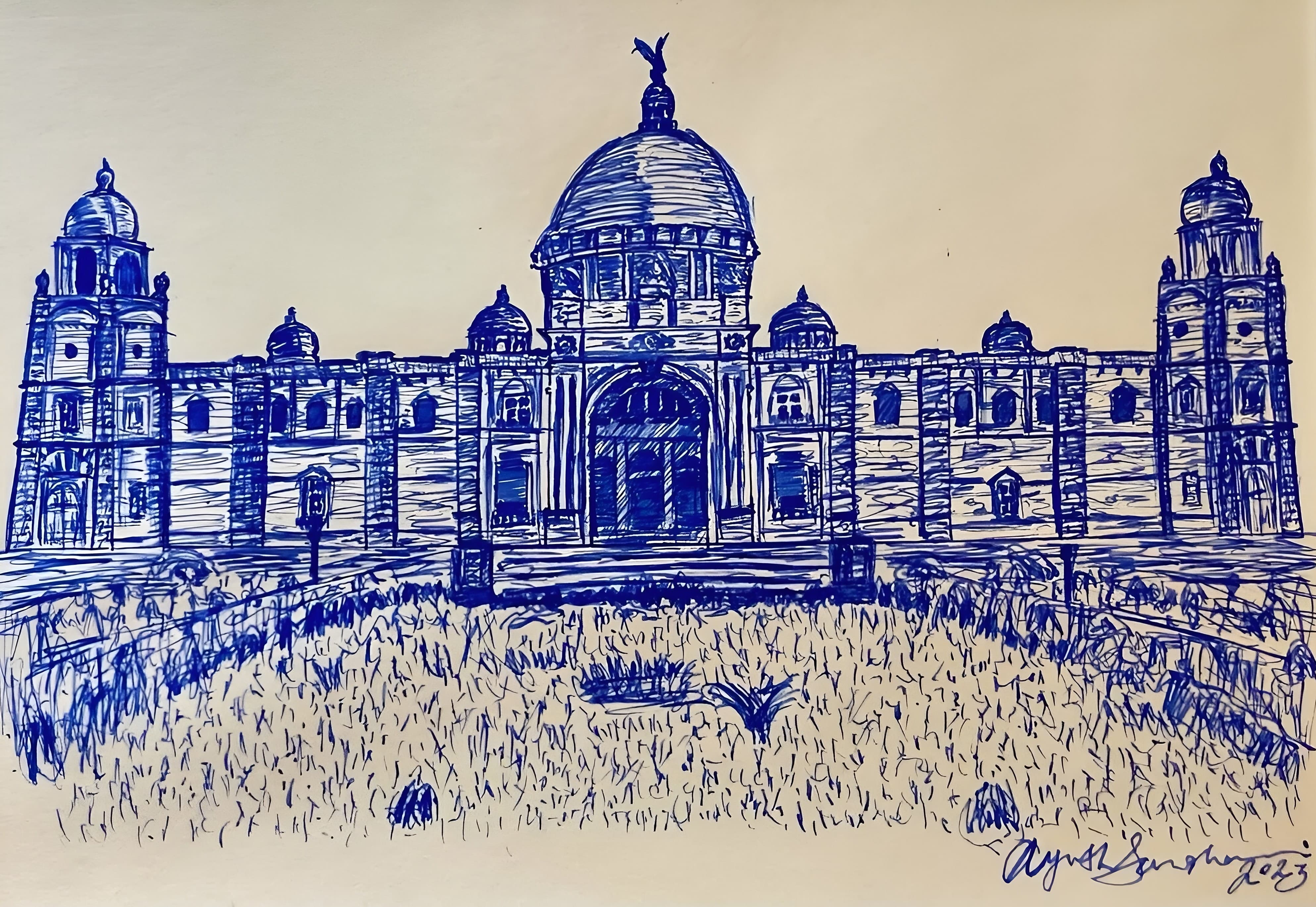 Victoria Memorial — archival print
